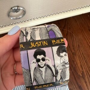 Justin Bieber Black and White Watch
